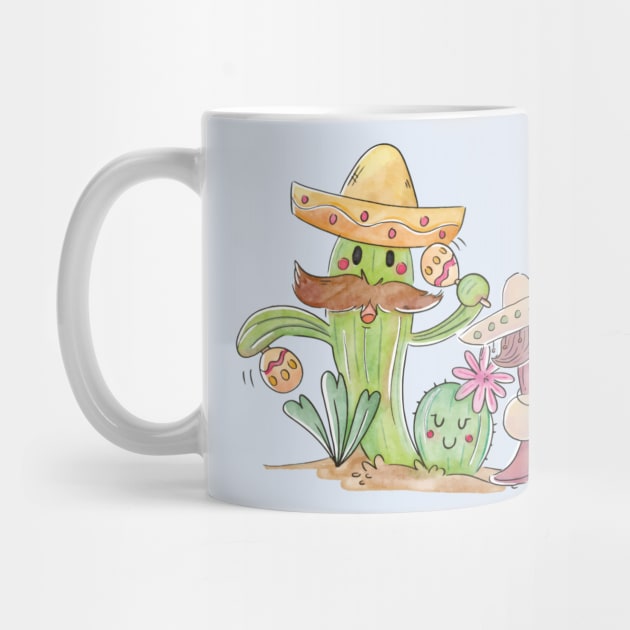 Cactus & Peper Mariachis by HolidayBug